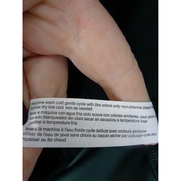 Eloquii Green Satin Slip Dress Plus Size 20 - Picture 6 of 6